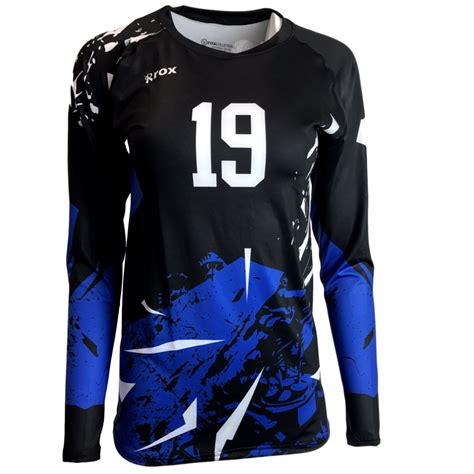shattered womens sublimated volleyball jerseycustom rox volleyball