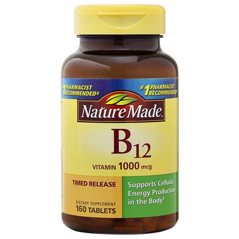Jual Nature Made B 12 Vitamin 1000 Mcg 160 Tablets Di Lapak Eazy Buy