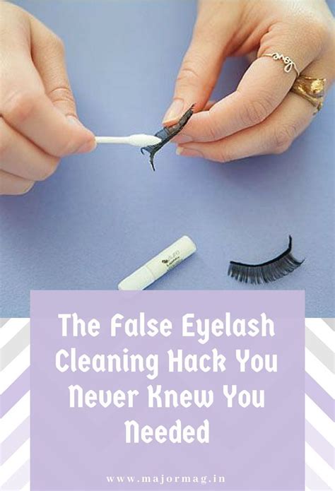 clean false eyelashes  reuse beautytipsfordarkcircles