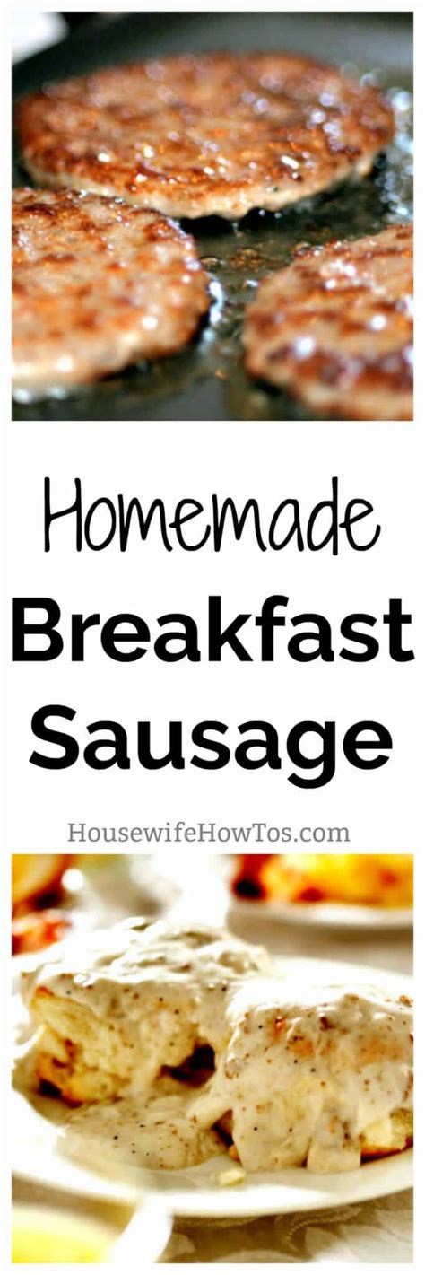 homemade breakfast sausage recipe  special equipment required