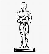 Getdrawings Statue 90th Trophy X250 Statuette Clipartkey sketch template