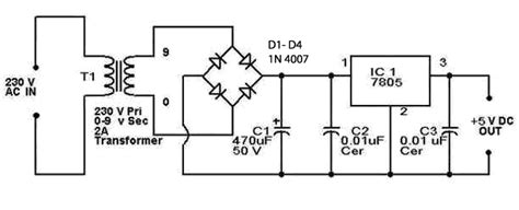 diagram ingram  regulated power supply circuit diagram