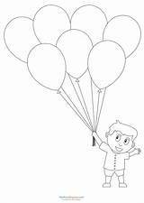 Balloons Coloring Boy Pages Preschool Balloon Bunch Kids Template Kidspressmagazine Printable Sheets Choose Board Shapes sketch template