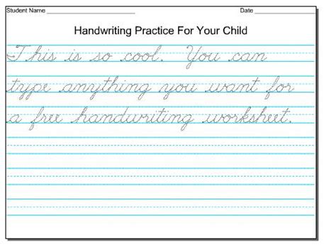 homeschool parent  handwritingprinting practice worksheets