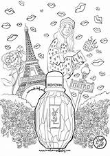Adulte Yves Parisienne Mademoiselle Colorier Stef Kleurplaten Adultes Starbucks Schattige Originaux Lire Greatestcoloringbook Savoir sketch template