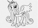 Mewarnai Poni Kuda Pony Shining Rarity Putri Cadance Colouring sketch template