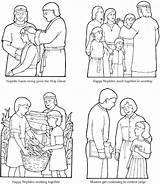 Baptismal Helping Covenant Lds Covenants Nephites sketch template