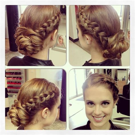 Braided Formal Style With Low Bun Hair Styles Formal