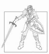 Warrior Coloring Pages Elf Elven Colouring Nanimo Anime Warriors Template Sketch Deviantart Library Clipart Clip Popular sketch template