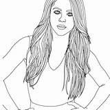 Shakira Pintar Hellokids Coloriages sketch template