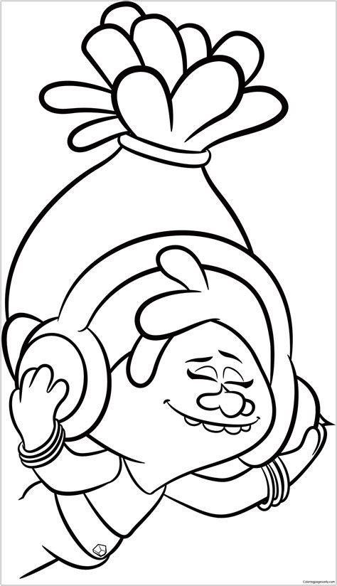 trolls  coloring page  printable coloring pages