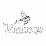 Coloring Vikings Minnesota Pages Nfl Printable Scribblefun sketch template