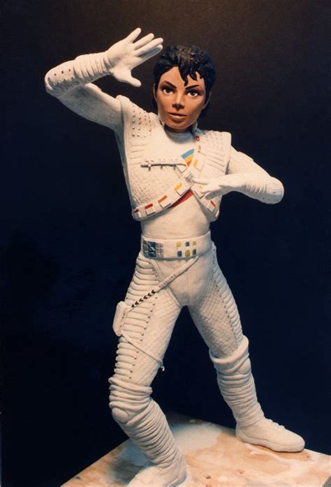 Michael Jackson As Capatin Eo Figurine