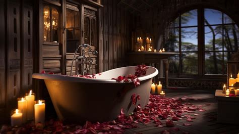 premium ai image romantic spa