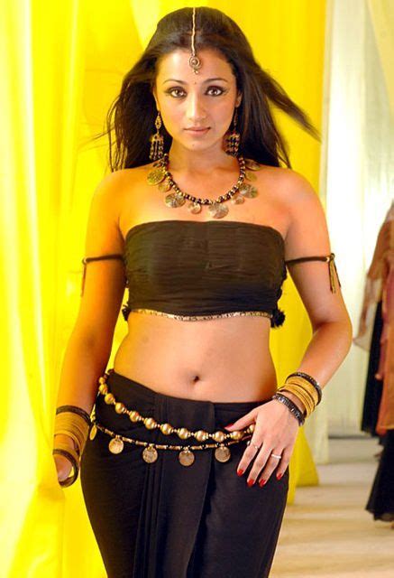 south indian actress club trisha krishnan  hot navel