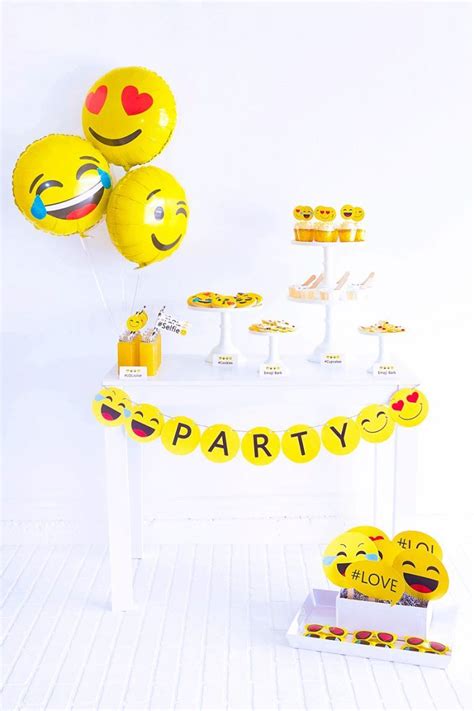emoji party emoji birthday party emoji  printables