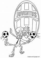 Juventus Kleurplaat Futebol Feyenoord Voetbal Squidward sketch template