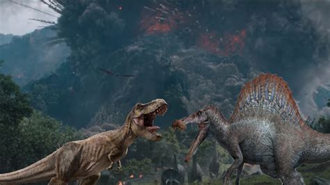 Jurassic World Fallen Kingdom Rexy Vs Spinosaurus