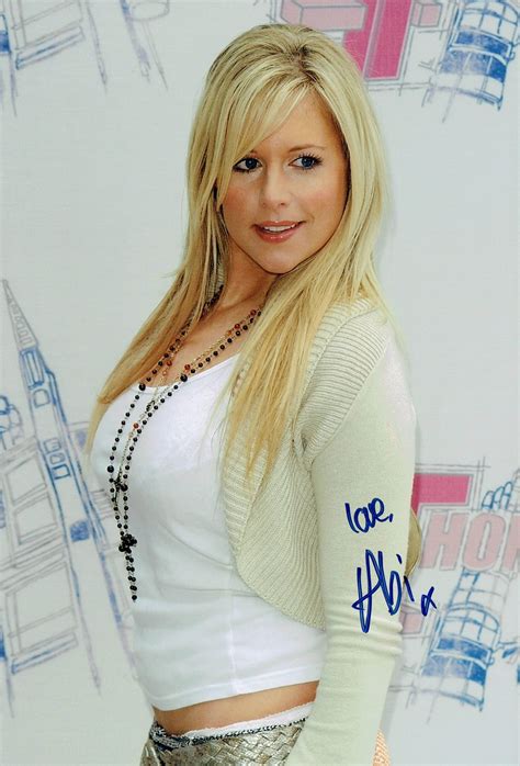 abi titmuss glamour model    autographed picture extreme agcom
