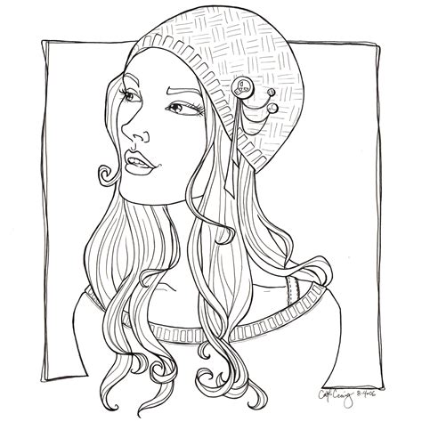 pretty girls coloring pages