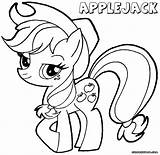 Applejack Coloring Pages sketch template