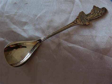 Sioux Indian Ogallala Nebraska Silver Plate Souvenir Spoon Holland