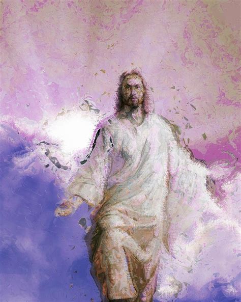 jesus christ religious art digital art  elena kosvincheva