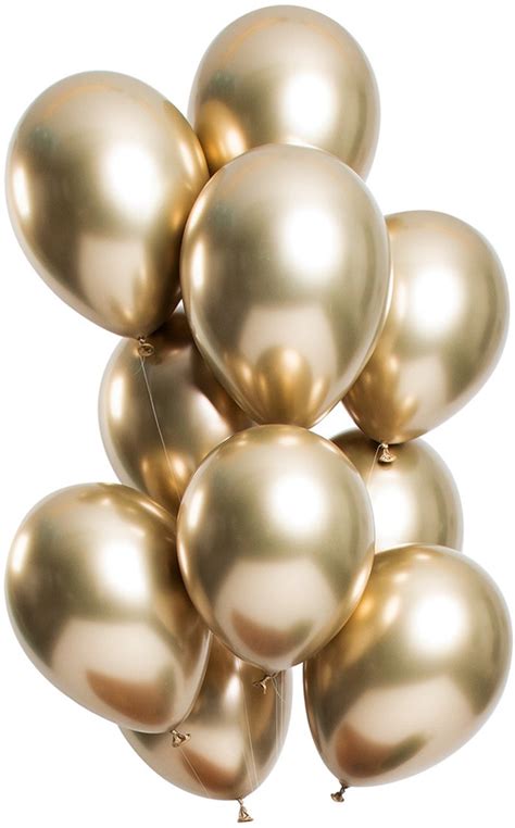 ballonnen mirror chrome goud st cm kopen carnavalslandnl