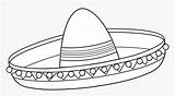 Sombrero Hats Clipartkey sketch template