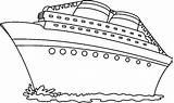 Ship Coloring Cruise Pages Gigantic Netart Color Kids Ships Cargo Disney Transportation sketch template