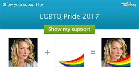 lgbtq pride  support campaign twibbon