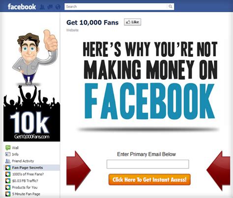 desain terbaik facebook fan page multi info