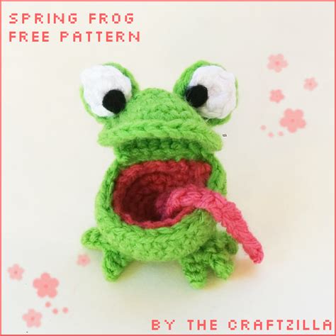 craftzilla spring frog pattern