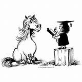 Thelwell Pony Der Schule sketch template