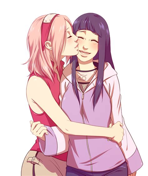 [render] sakura x hinata by xbunnygoth on deviantart