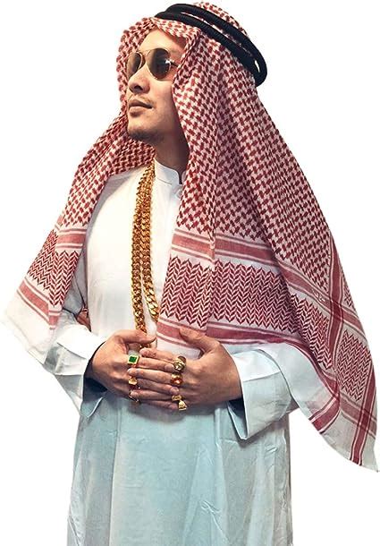 adult men arab head scarf keffiyeh middle east desert