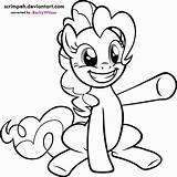 Pie Pinkie Coloring Pony Pages Library Clipart sketch template