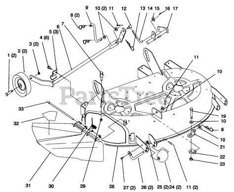 Toro 78226 Toro 38 Recycler Mower Deck For 260 Series Tractors Sn