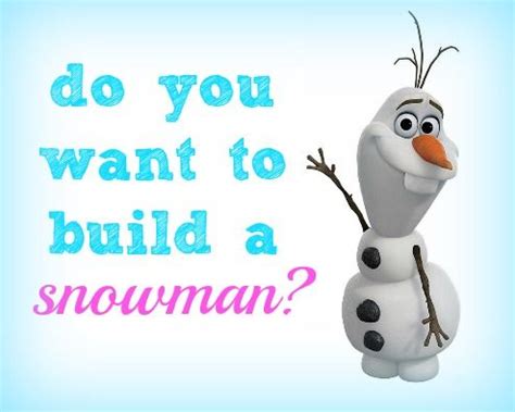 build  snowman    sign frozen printable