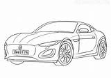 Jaguars Ftype Colouring sketch template