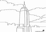 Empire State Building Coloring Getdrawings sketch template