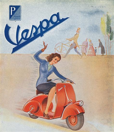 it s all about vespa a collection of 14 beautiful advertisements of