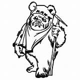 Ewok sketch template