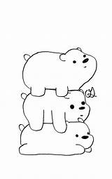Osos Escandalosos Polar Curso Ositos Ursos Oso Pintarcolorear Bebes Adorables Urso Seonegativo Hermanos sketch template