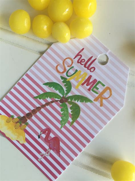 summer  printable tag everyday party magazine