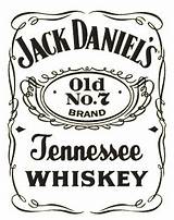 Daniels Whisky sketch template
