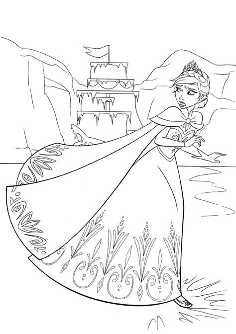pin  princess coloring pages