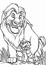 Roi Simba Coloriage Dessin Printablefreecoloring Mufasa Colorier Coloriages Kidsplaycolor sketch template