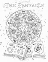 Coloring Book Shadows Adult Pages Amy Cesari Witch Printable Amazon Wiccan Shadow Books Spells Wicca Witchcraft Visit Choose Board Spell sketch template