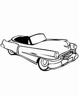 Convertible Old Coloring Car sketch template